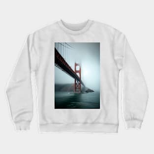 Foggy Day at Golden Gate Crewneck Sweatshirt